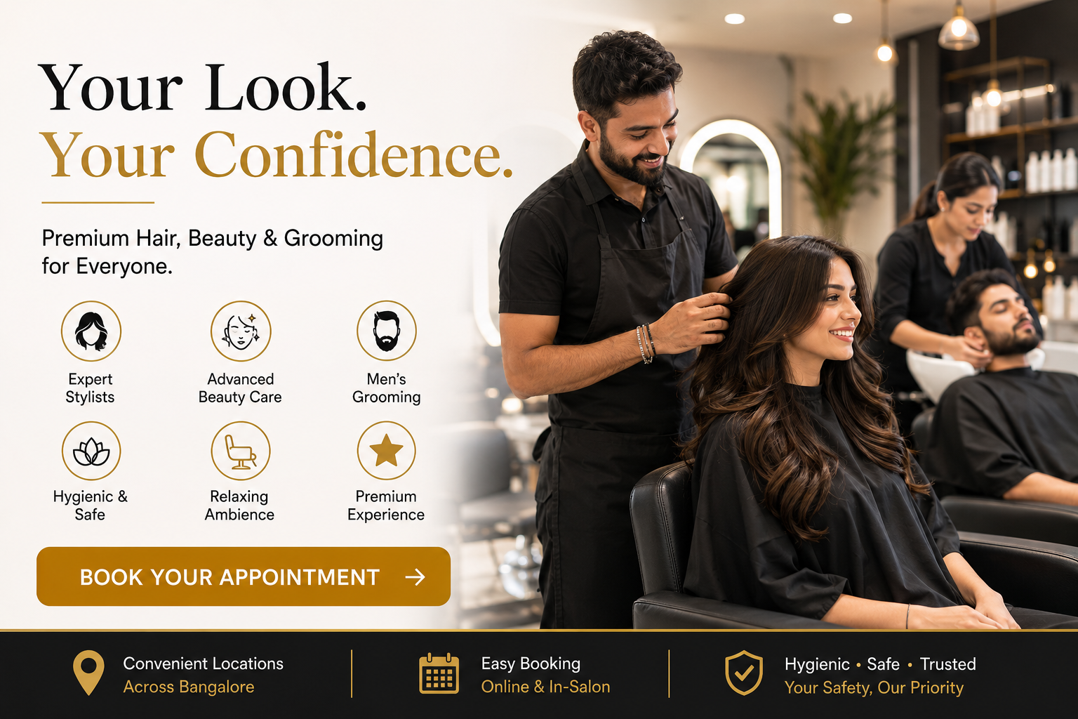 Best Unisex Salon in Bangalore: How to Choose the Right Hair, Beauty and Grooming Experience
